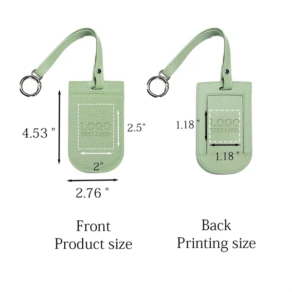 Flap Leather Luggage Tag With Metal Buckle - Flap Leather Luggage Tag With Metal Buckle - Image 2 of 9