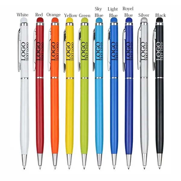 Custom Slim Metal Stylus Pen - Custom Slim Metal Stylus Pen - Image 1 of 13