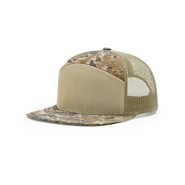 Richardson 168P Printed 7 Panel Trucker Cap - Richardson 168P Printed 7 Panel Trucker Cap - Image 4 of 8