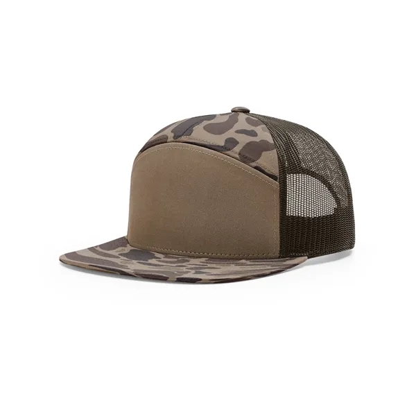 Richardson 168P Printed 7 Panel Trucker Cap - Richardson 168P Printed 7 Panel Trucker Cap - Image 5 of 8