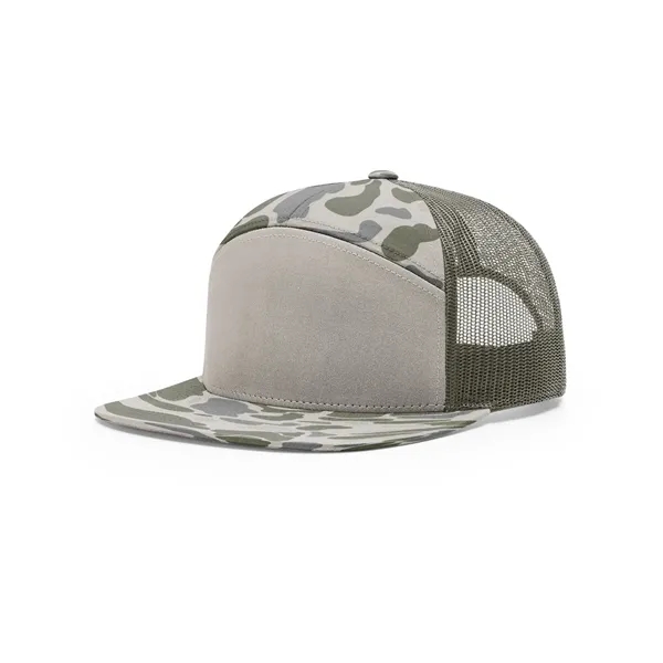 Richardson 168P Printed 7 Panel Trucker Cap - Richardson 168P Printed 7 Panel Trucker Cap - Image 7 of 8