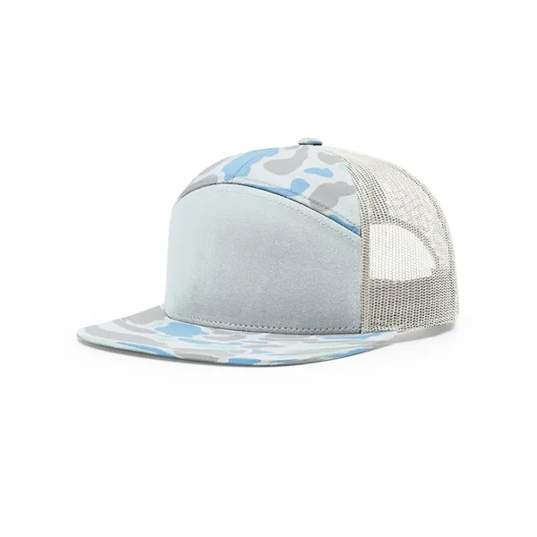 Richardson 168P Printed 7 Panel Trucker Cap - Richardson 168P Printed 7 Panel Trucker Cap - Image 8 of 8