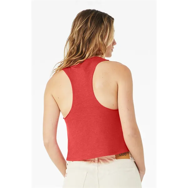 BELLA+CANVAS Women's Racerback Cropped Tank. - BELLA+CANVAS Women's Racerback Cropped Tank. - Image 32 of 40