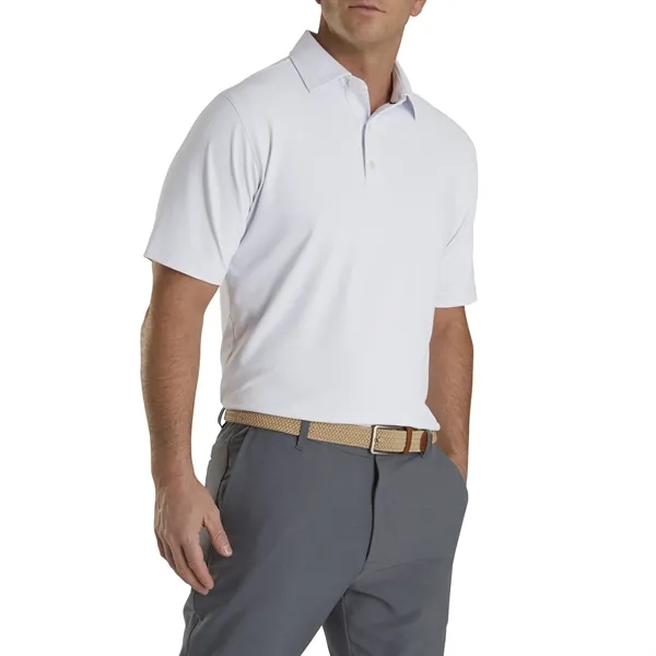 FootJoy Men's ProDry Performance Solid Stretch Pique Polo - FootJoy Men's ProDry Performance Solid Stretch Pique Polo - Image 1 of 8