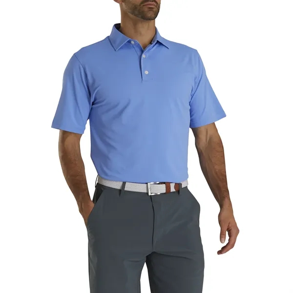FootJoy Men's ProDry Performance Solid Stretch Pique Polo - FootJoy Men's ProDry Performance Solid Stretch Pique Polo - Image 4 of 8
