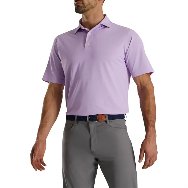 FootJoy Men's ProDry Performance Solid Stretch Pique Polo - FootJoy Men's ProDry Performance Solid Stretch Pique Polo - Image 5 of 8