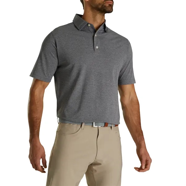 FootJoy Men's ProDry Performance Solid Stretch Pique Polo - FootJoy Men's ProDry Performance Solid Stretch Pique Polo - Image 6 of 8