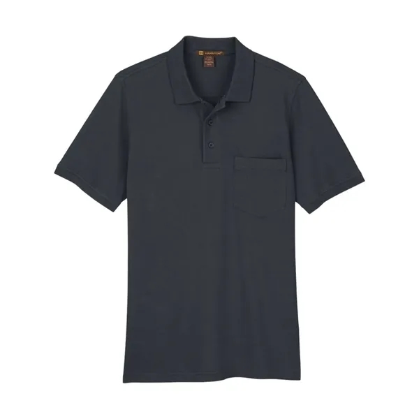 Harriton Men's Valiant Cotton Snag Protect Pocket Polo - Harriton Men's Valiant Cotton Snag Protect Pocket Polo - Image 8 of 23