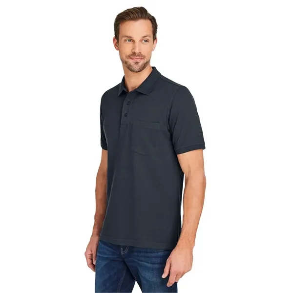 Harriton Men's Valiant Cotton Snag Protect Pocket Polo - Harriton Men's Valiant Cotton Snag Protect Pocket Polo - Image 11 of 23