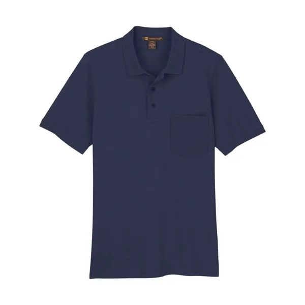Harriton Men's Valiant Cotton Snag Protect Pocket Polo - Harriton Men's Valiant Cotton Snag Protect Pocket Polo - Image 14 of 23