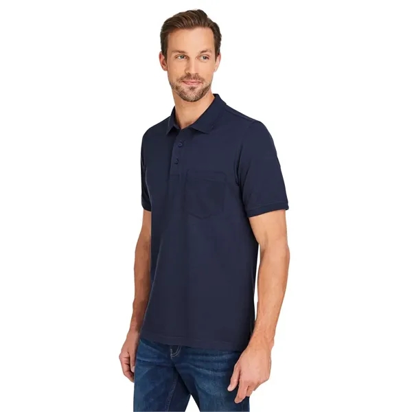 Harriton Men's Valiant Cotton Snag Protect Pocket Polo - Harriton Men's Valiant Cotton Snag Protect Pocket Polo - Image 17 of 23