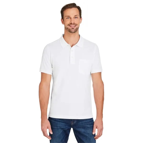 Harriton Men's Valiant Cotton Snag Protect Pocket Polo - Harriton Men's Valiant Cotton Snag Protect Pocket Polo - Image 22 of 23