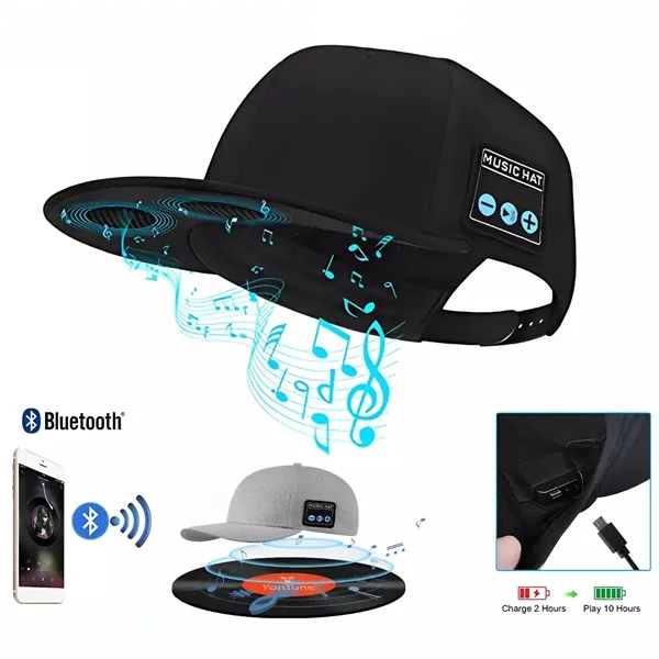Bluetooth Stereo Music Baseball Cap - Bluetooth Stereo Music Baseball Cap - Image 0 of 7