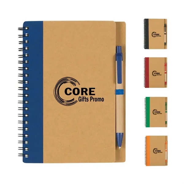 5" x 7" Spiral Notebook with Pen Set - 5" x 7" Spiral Notebook with Pen Set - Image 0 of 4