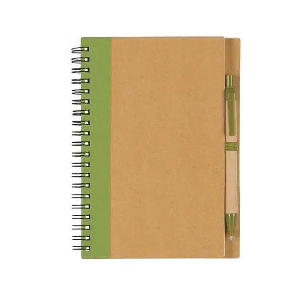 5" x 7" Spiral Notebook with Pen Set - 5" x 7" Spiral Notebook with Pen Set - Image 3 of 4