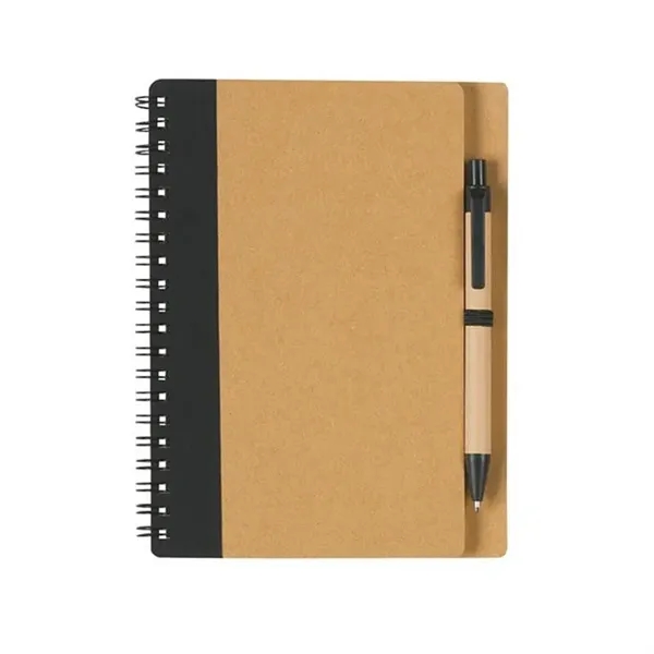 5" x 7" Spiral Notebook with Pen Set - 5" x 7" Spiral Notebook with Pen Set - Image 4 of 4
