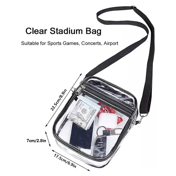 Waterproof Clear Crossbody Bag - Waterproof Clear Crossbody Bag - Image 1 of 5