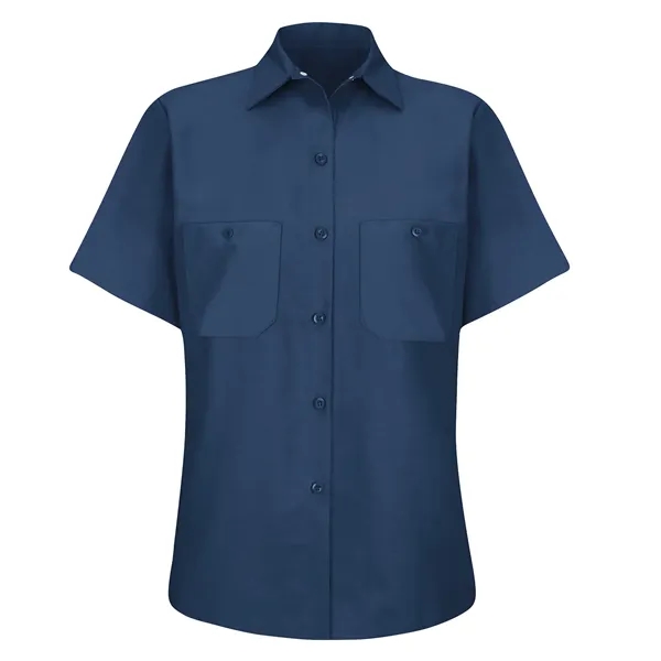 Red Kap® Industrial Short Sleeve Ladies' Work Shirt - Red Kap® Industrial Short Sleeve Ladies' Work Shirt - Image 2 of 4