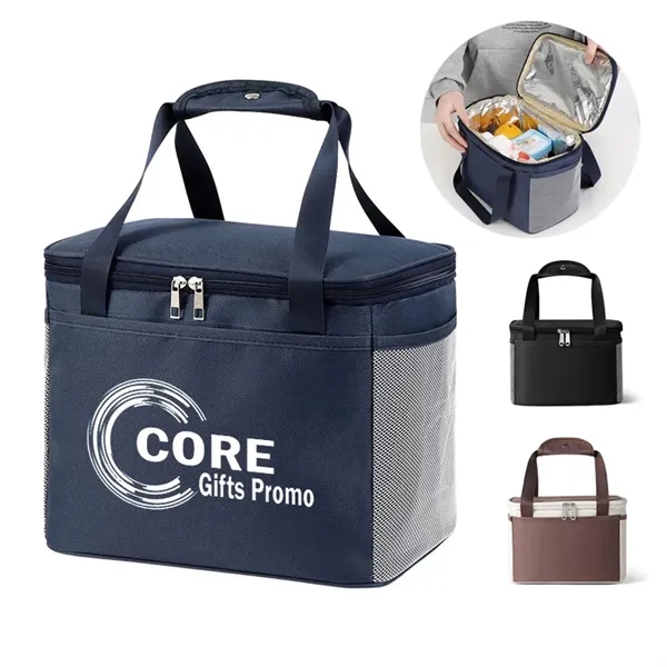 Insulated Lunch Bag Cooler Tote - Insulated Lunch Bag Cooler Tote - Image 0 of 5