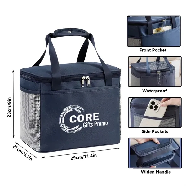 Insulated Lunch Bag Cooler Tote - Insulated Lunch Bag Cooler Tote - Image 1 of 5
