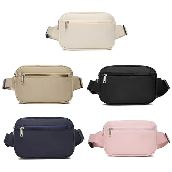 Double Layer Fanny Pack Crossbody Bag - Double Layer Fanny Pack Crossbody Bag - Image 3 of 4