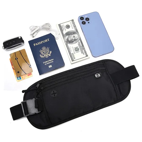 Travel Passport Wallet Belt Bag - Travel Passport Wallet Belt Bag - Image 3 of 4