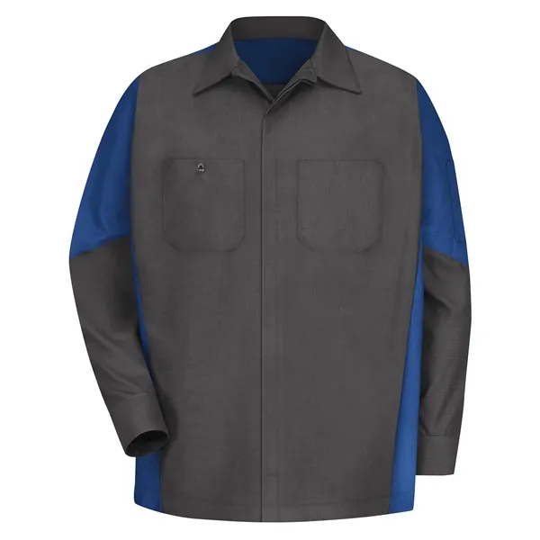 Red Kap® Long Sleeve Woven Crew Shirt - Red Kap® Long Sleeve Woven Crew Shirt - Image 3 of 6