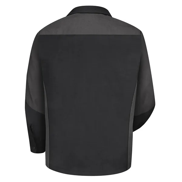 Red Kap® Long Sleeve Woven Crew Shirt - Red Kap® Long Sleeve Woven Crew Shirt - Image 4 of 6