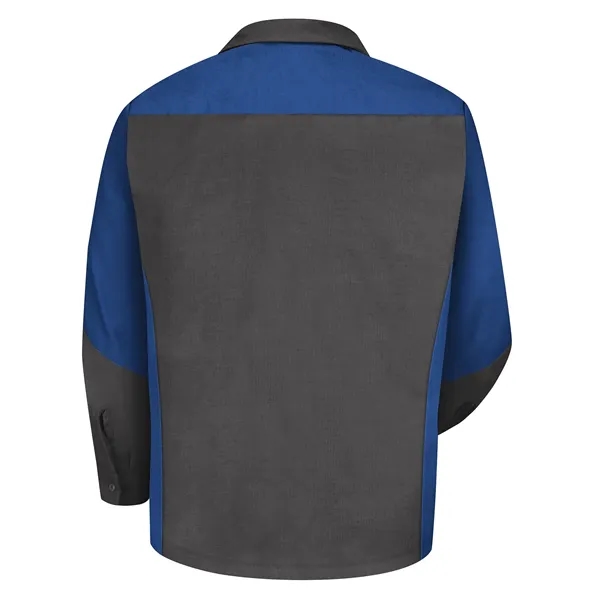 Red Kap® Long Sleeve Woven Crew Shirt - Red Kap® Long Sleeve Woven Crew Shirt - Image 6 of 6