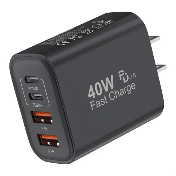 40W USB C Charger Fast Charging Block - 40W USB C Charger Fast Charging Block - Image 2 of 6