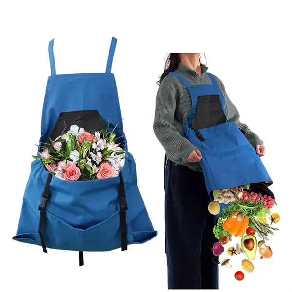QR Gardening Apron, Tool Pockets, Backpack Straps - QR Gardening Apron, Tool Pockets, Backpack Straps - Image 2 of 3