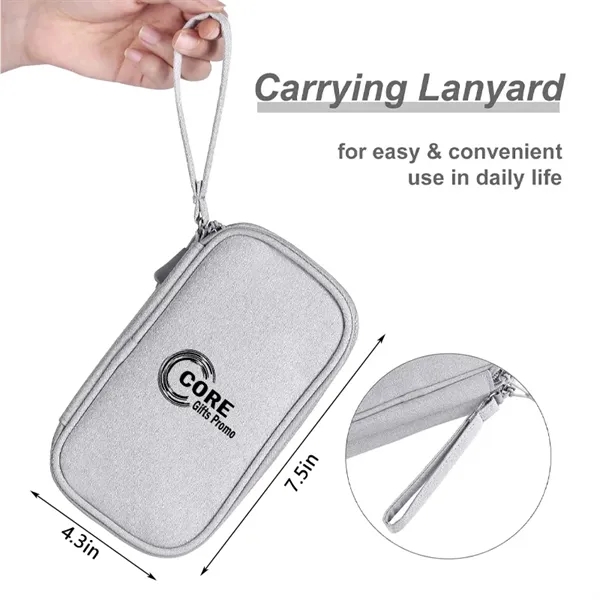Electronic Organizer Travel Cable Accessories Bag - Electronic Organizer Travel Cable Accessories Bag - Image 3 of 4