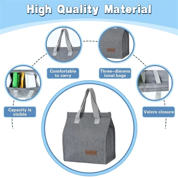 Simple Insulated Lunch Tote Bag - Simple Insulated Lunch Tote Bag - Image 2 of 4