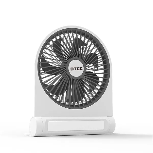 Strong Wind Ultra Quiet Rechargeable Fan With Desk lamp - Strong Wind Ultra Quiet Rechargeable Fan With Desk lamp - Image 0 of 4