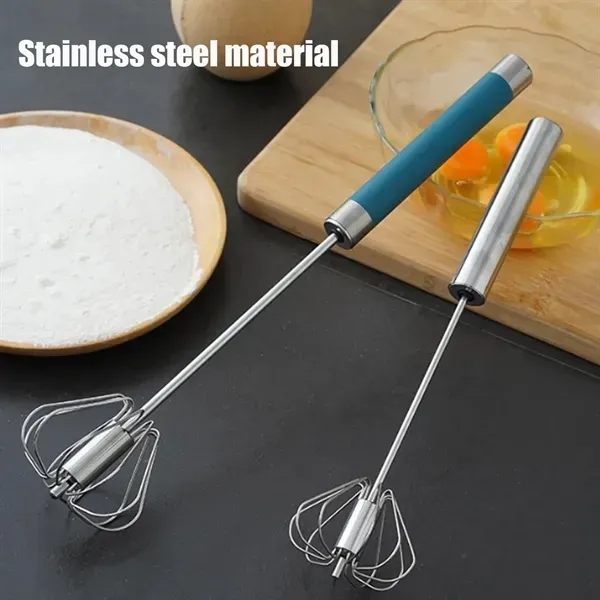 Baking Tools Hand Push Semi-automatic Egg Whisk 10inches - Baking Tools Hand Push Semi-automatic Egg Whisk 10inches - Image 0 of 3
