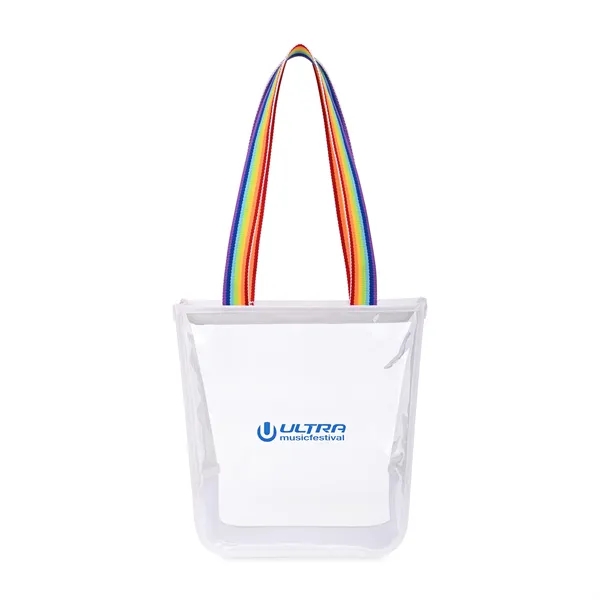 Sigma Clear Zippered Tote - Sigma Clear Zippered Tote - Image 4 of 15