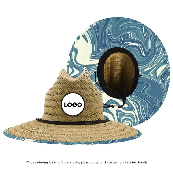 Large Brim Straw Hat - Large Brim Straw Hat - Image 2 of 9