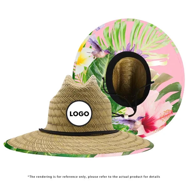 Large Brim Straw Hat - Large Brim Straw Hat - Image 5 of 9