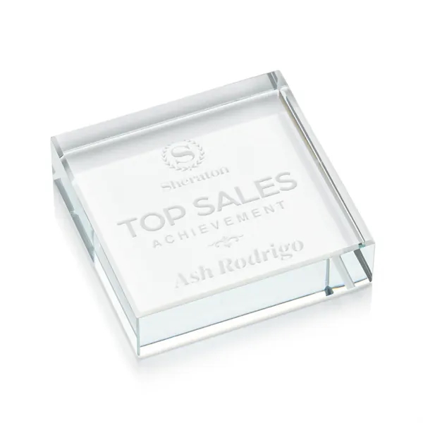 Winston Square Paperweight - Winston Square Paperweight - Image 2 of 5