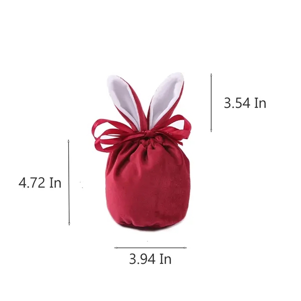 Easter Bunny Velvet Bundle Pocket - Easter Bunny Velvet Bundle Pocket - Image 1 of 4