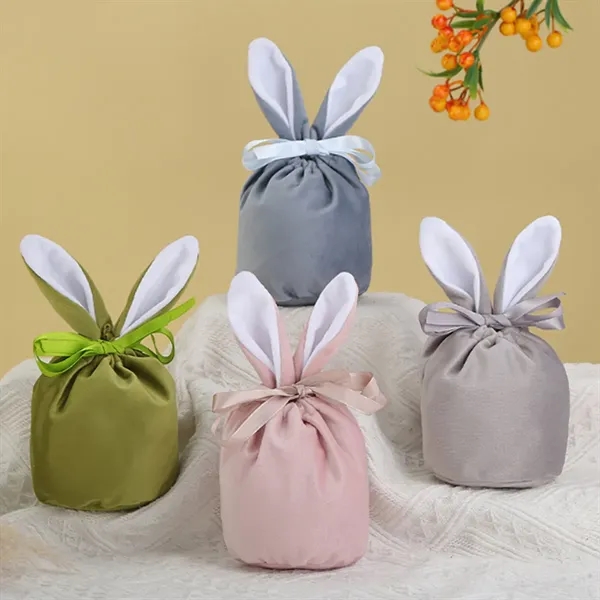 Easter Bunny Velvet Bundle Pocket - Easter Bunny Velvet Bundle Pocket - Image 4 of 4