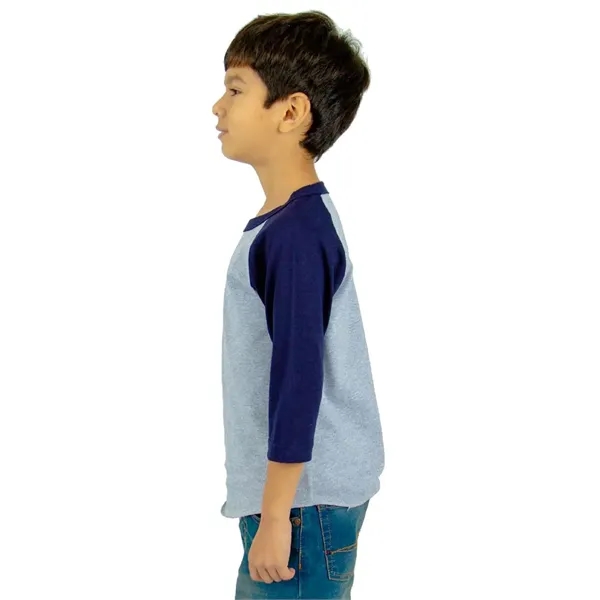 Shaka Wear Youth Three-Quarter Sleeve Raglan
