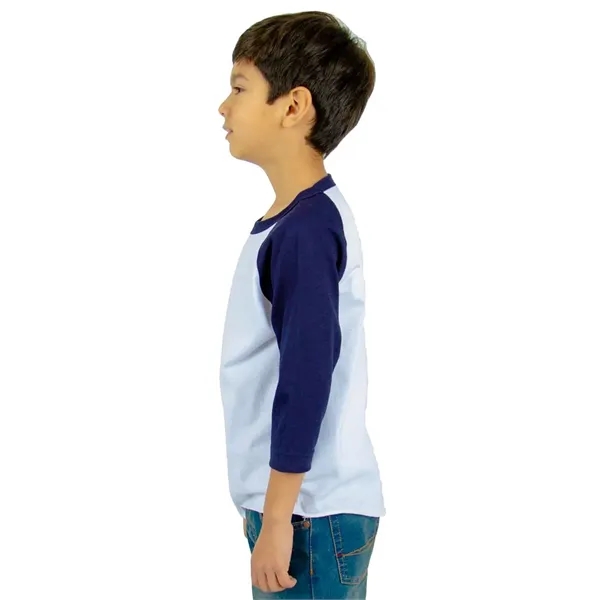 Shaka Wear Youth Three-Quarter Sleeve Raglan