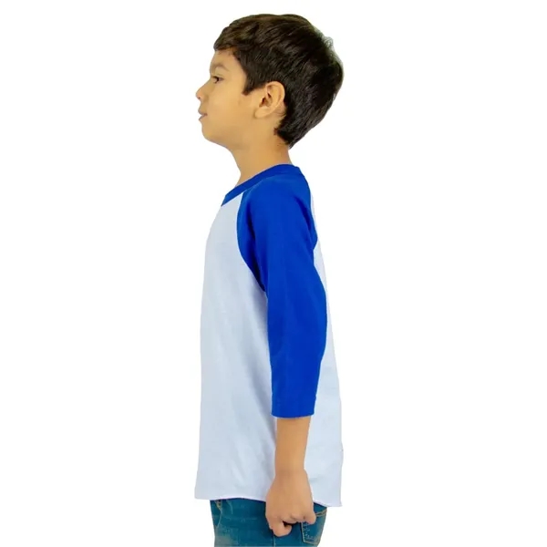 Shaka Wear Youth Three-Quarter Sleeve Raglan