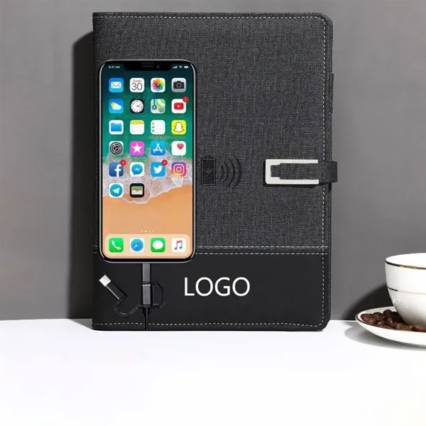 USB Flash Drive Wireless Charging Notebook - USB Flash Drive Wireless Charging Notebook - Image 0 of 2