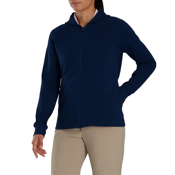 FootJoy Women's Full-Zip Ottoman Hoodie - FootJoy Women's Full-Zip Ottoman Hoodie - Image 1 of 2