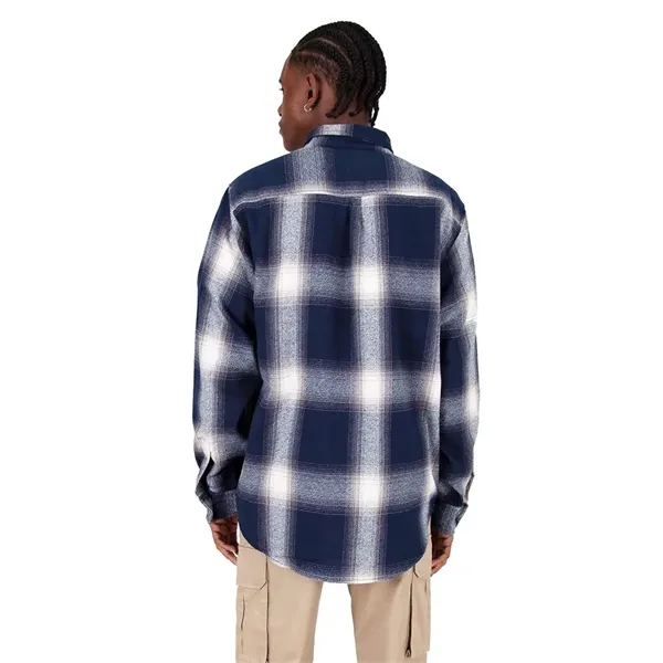 Shaka Wear Plaid Flannel Overshirt - Shaka Wear Plaid Flannel Overshirt - Image 2 of 5
