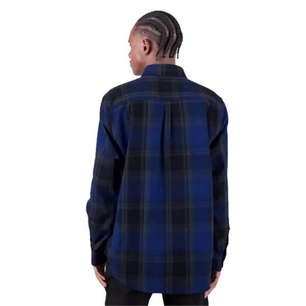 Shaka Wear Plaid Flannel Overshirt - Shaka Wear Plaid Flannel Overshirt - Image 4 of 5