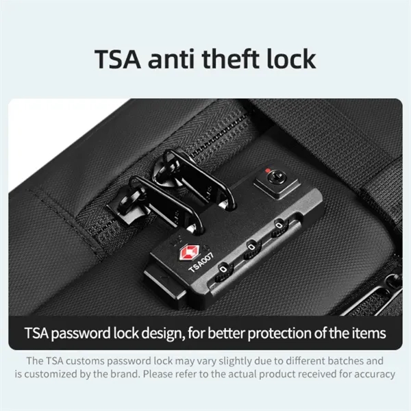18In Compressible Anti-Theft Backpack - 18In Compressible Anti-Theft Backpack - Image 6 of 7