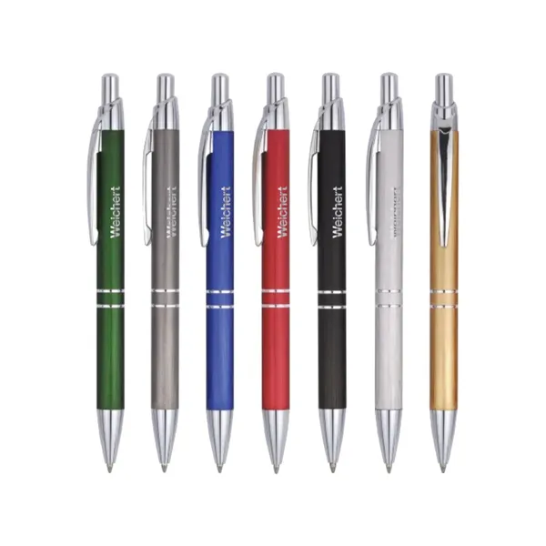 Union Printed - Aluminum Click Ballpoint Pen w/ laser engrav - Union Printed - Aluminum Click Ballpoint Pen w/ laser engrav - Image 0 of 1